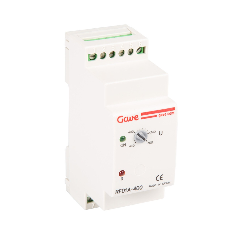 RELE CONTROL GAVE SECUENCIA Y FALLO FASE AJUSTABLE RED 3F-400V